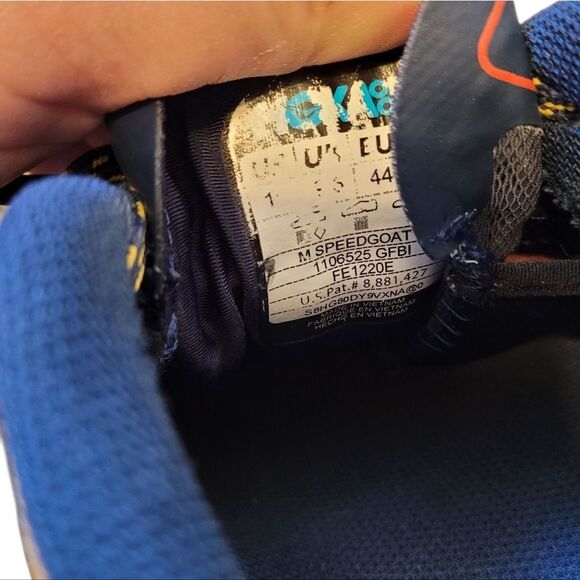 Hoka One One Men's Orange Speedgoat 4 Vibram Sneakers Size US 10 - Picture 8 of 8